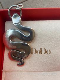 Dodo ciondolo argento serpente