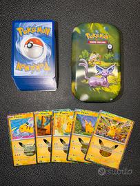 Pokemon mini Tin 30th più carte