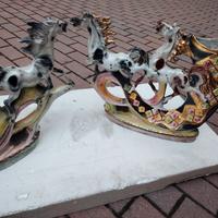 Coppia di Cavalli in Ceramica - Antiquariato