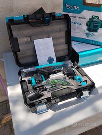 livella laser 4d 16 linee accessori nuova