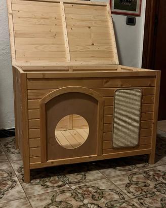Casetta in legno per gatti o cani zooplus Palazzo