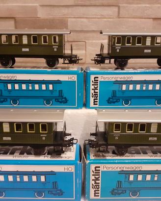 Trenino Marklin HO in metallo 
