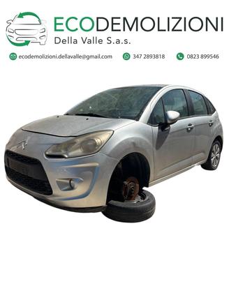 RICAMBI CITROEN C3 2010 1.4 BENZINA 70KW