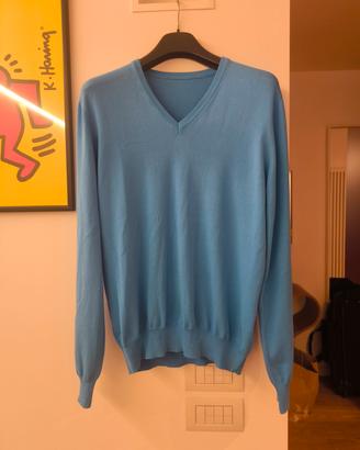 Maglione con scollo a V - Maglificio Gran Sasso