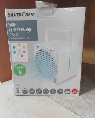 Ventilatore set 4 mini refrigeratori aria silver