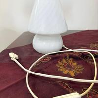 Lampada a fungo in vetro Murano