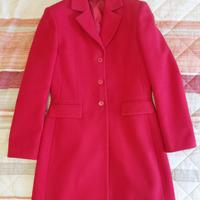 Cappotto donna rosso taglia 42