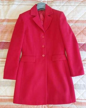Cappotto donna rosso taglia 42