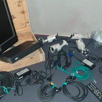 kit videosorveglianza telecamere Life e schermo 