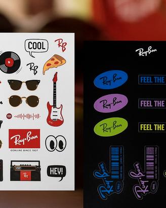 Set Adesivi Ray-Ban Originali – Nuovi