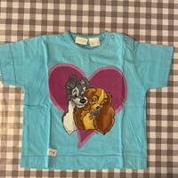 T- shirt maglia bambina dipinto a mano