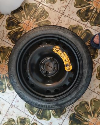 ruota di scorta da 16 per 500 500 abarth sport