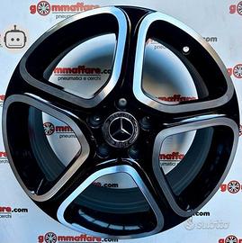 4 cerchi lega mercedes cla a b c r17 lt3344