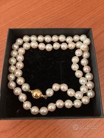 Collana perle e oro
