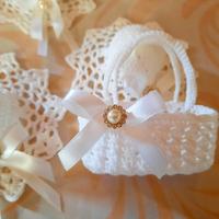 bomboniera borsina portaconfetti uncinetto