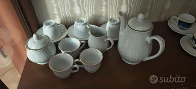 Servizio da caffè in oro zecchino 