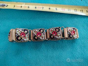 bracciale vintage con micro mosaico 