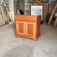 comodino in legno vintage