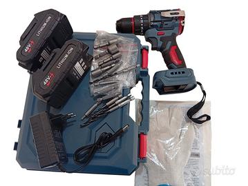 Trapano a batteria a percussione motore Brushless 