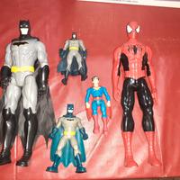 lotto batman uomo ragno superman topolino ecc