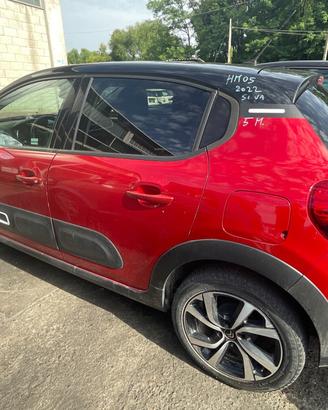 FIANCATA SINISTRA CITROEN C3 2022 1.2 B PER RICAMB