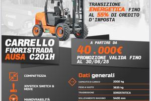 Carrello fuorstrada ausa c201h 4wd