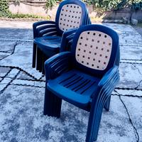14 sedie da cortile 