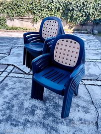 14 sedie da cortile 