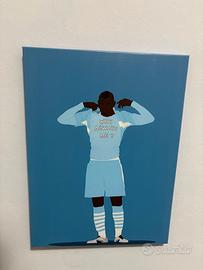 Quadro su Tela Balotelli - Esultanza Why Always Me