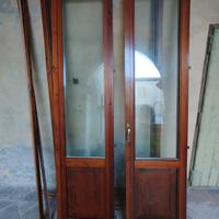 porta finestra legno massello. 240x110