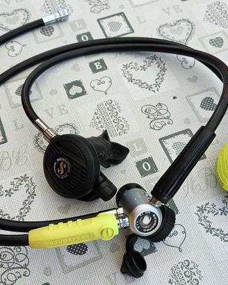 Erogatore subacqueo SCUBAPRO MK16 T.I.S. + R190