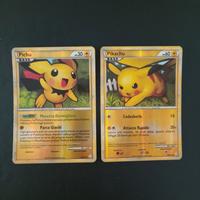 Lotto carte pokemon vintage hs gs pikachu