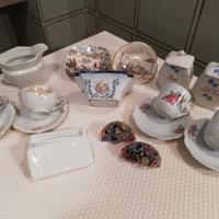 Mix di oggetti di ceramica e porcellana