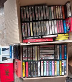 VHS, audiocassette e DVD