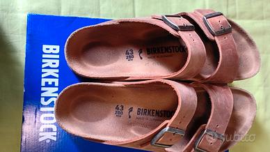 Birkenstock in pelle N 43 COGNAC