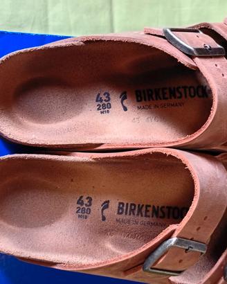 Birkenstock in pelle N 43 COGNAC