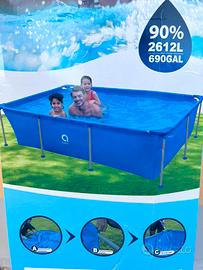Piscina Fuoriterra Rettangolare 258x179×66 cm