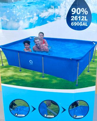 Piscina Fuoriterra Rettangolare 258x179×66 cm