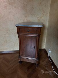 Comodino Antico in stile Luigi Filippo XIX secolo