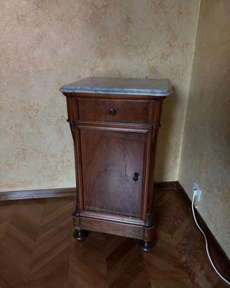 Comodino Antico in stile Luigi Filippo XIX secolo