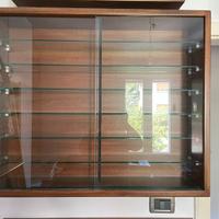 VETRINA PER COLLEZIONISTI IN LEGNO CON VE