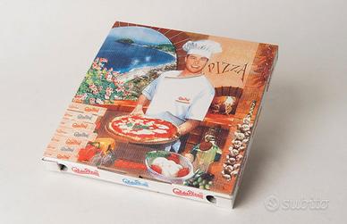 Box pizza carta paglia