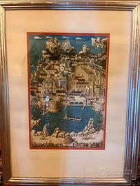 Quadro Acquaforte Galeazzo Viganò Ragusa
