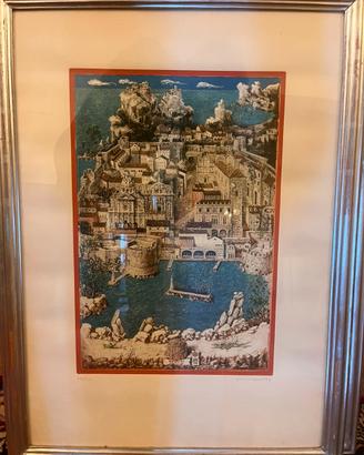 Quadro Acquaforte Galeazzo Viganò Ragusa