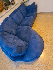 Divano letto matrimoniale in microfibra 4 posti