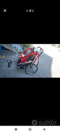 Carrello bici per bimbi 2 posti