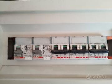 Quadro elettrico 12 moduli /Interruttori Biticino 