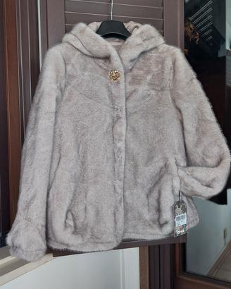 Giubbotto donna  in ecopelliccia 