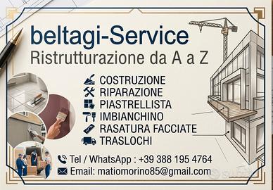Ristrutturazione, piastrellista e imbianchino 