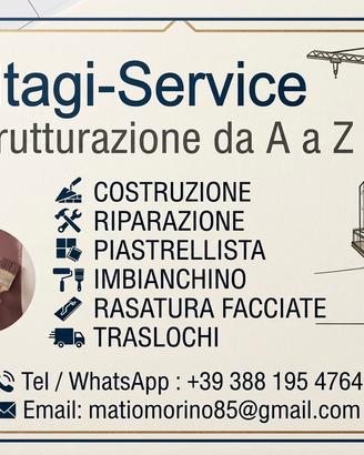 Ristrutturazione, piastrellista e imbianchino 
